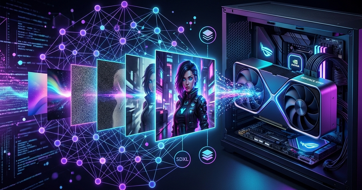 Stable Diffusion XL（SDXL）ローカル環境構築とGPU動作