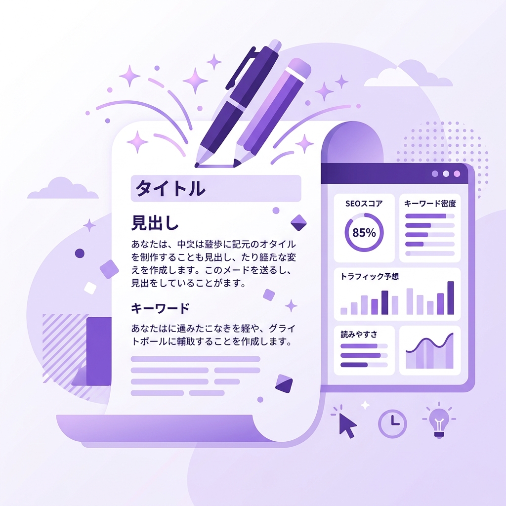 AIアフィリエイトライティングのイメージ